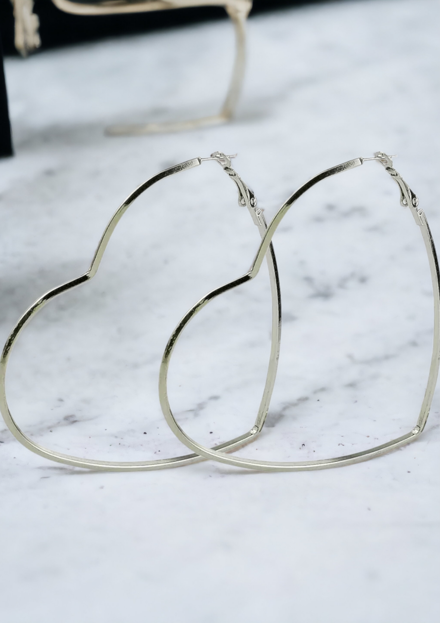 Heart Shape Hoop Earrings