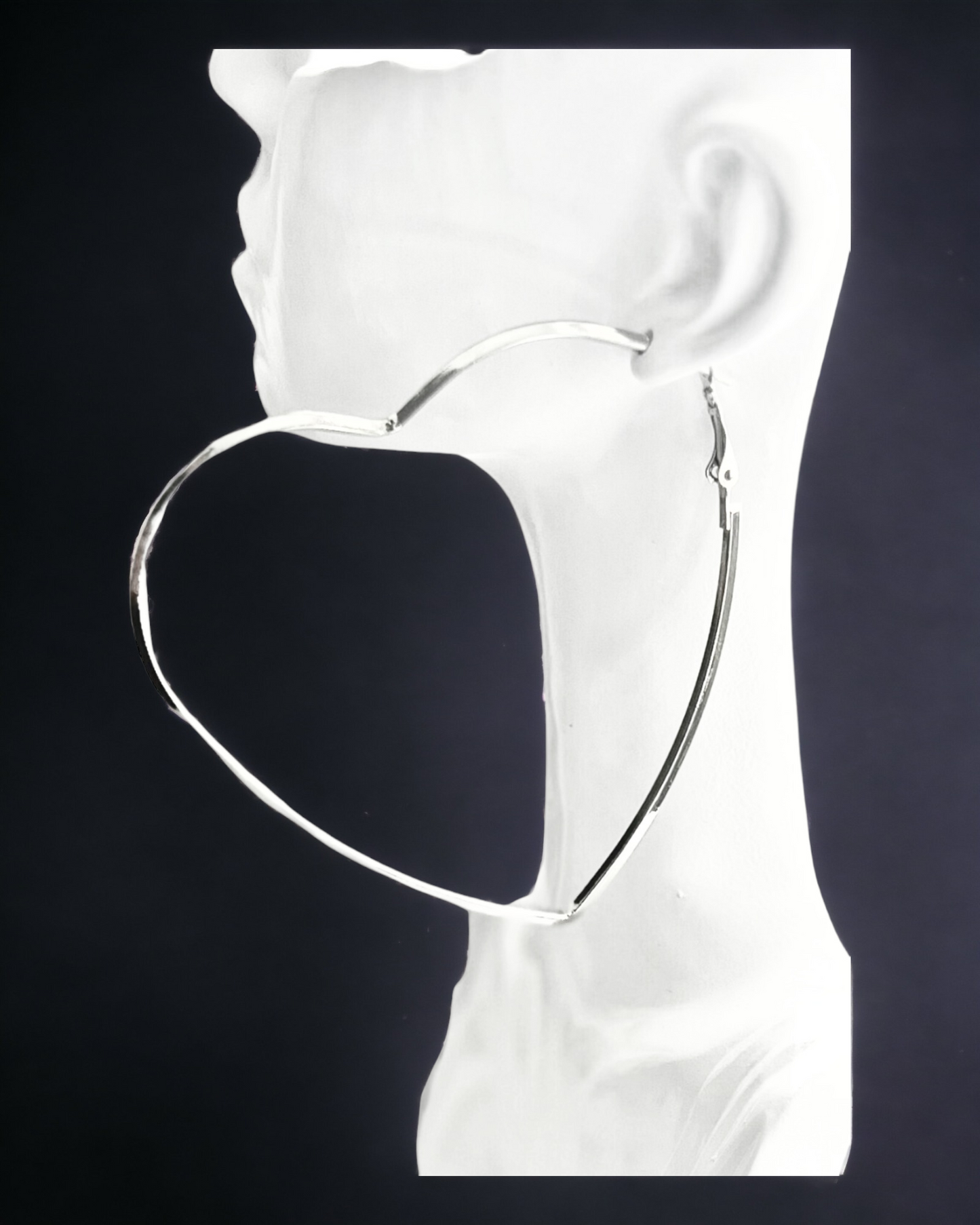 Heart Shape Hoop Earrings