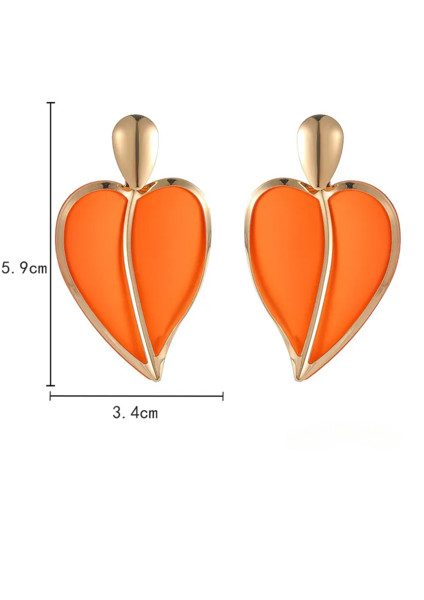 Orange Earrings