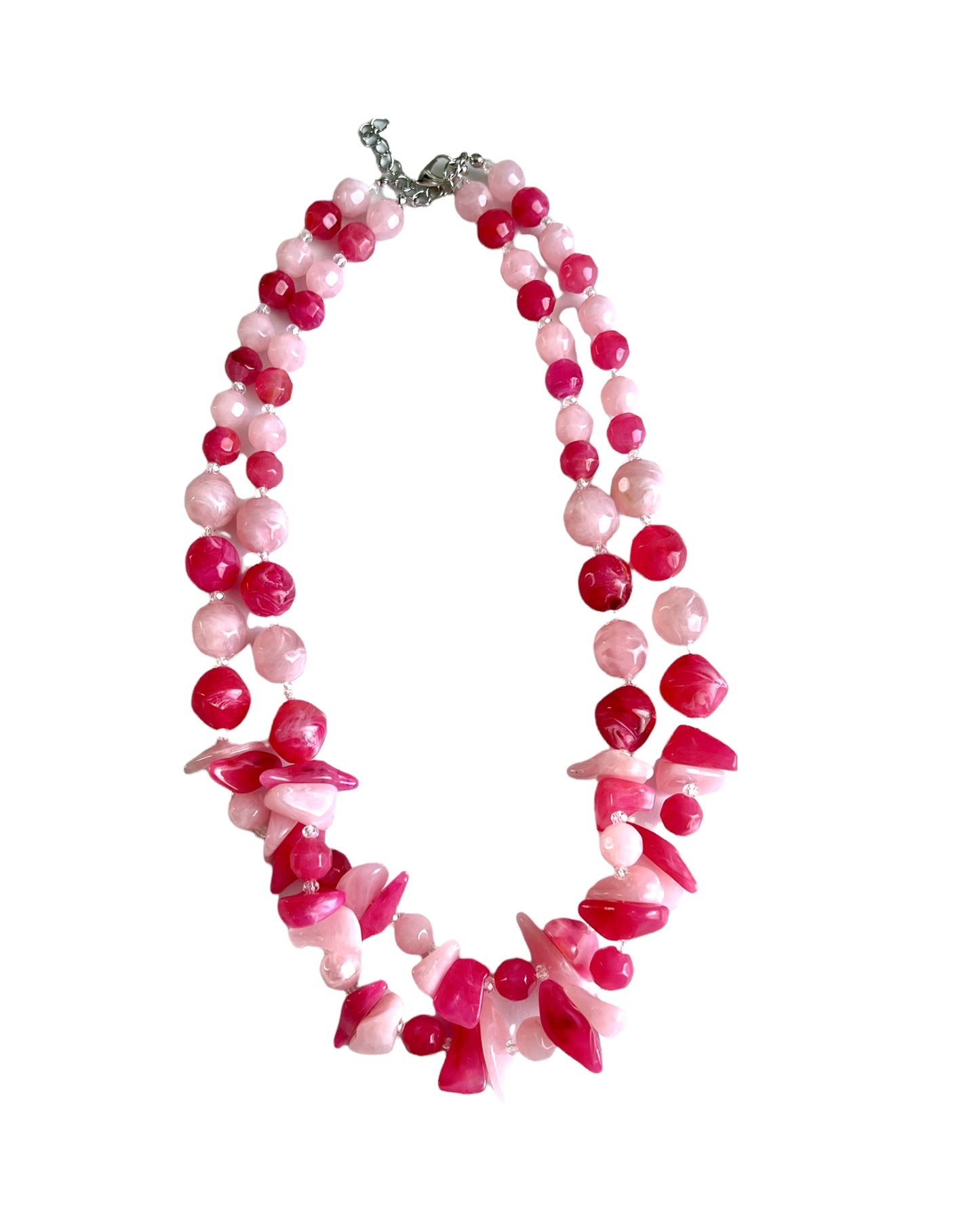 Pink Beaded Necklace