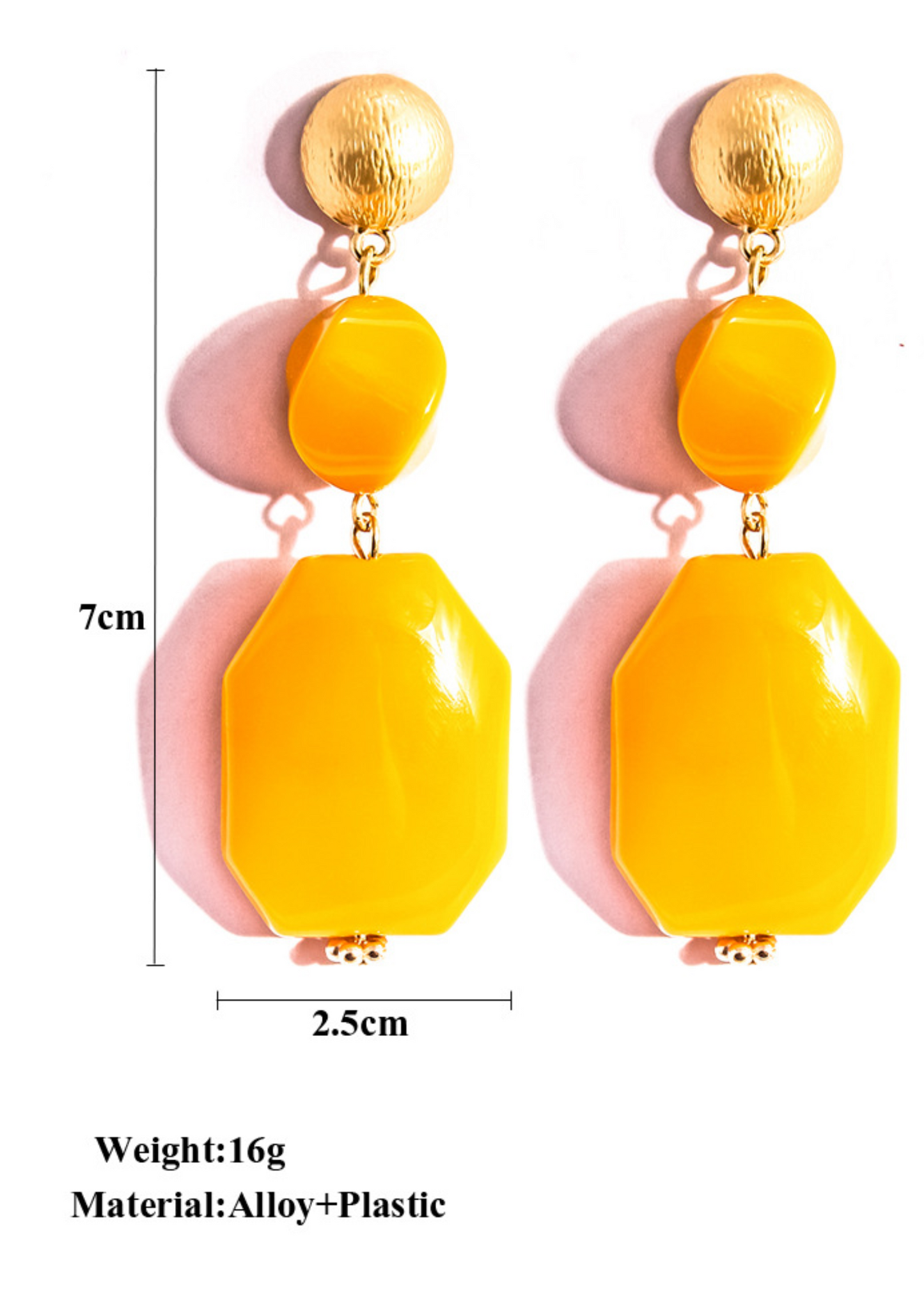 Orange Earrings