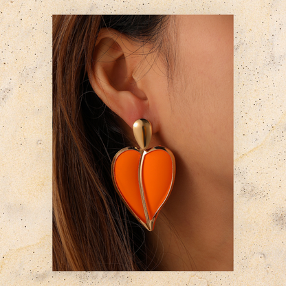 Orange Earrings