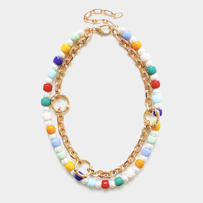 Multicolour Beaded Necklace