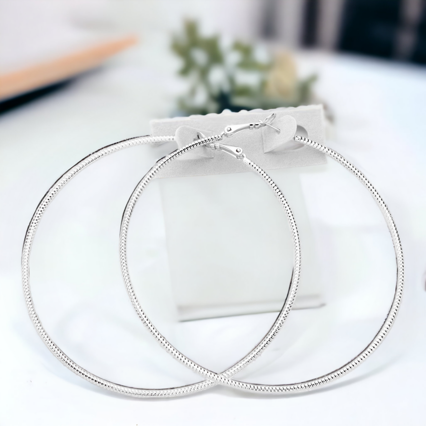 Silver Hoop Earrings