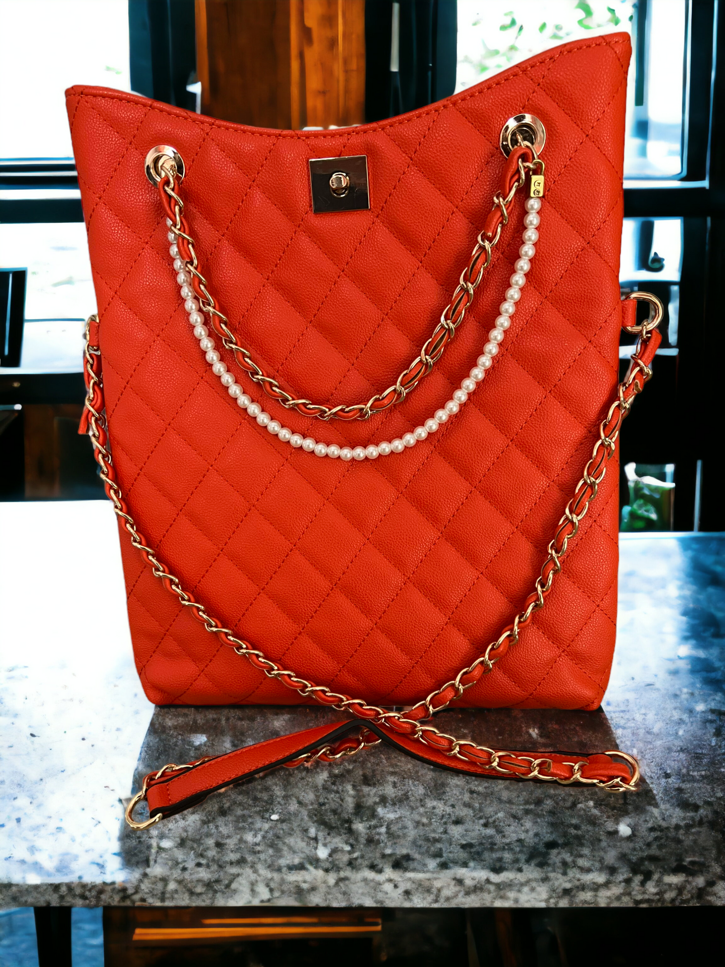 Tote Quilted Handbag