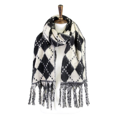 Black & White Winter Scarf